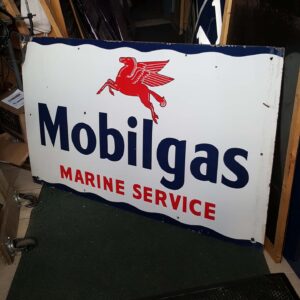 Mobilgas Marine vintage sign